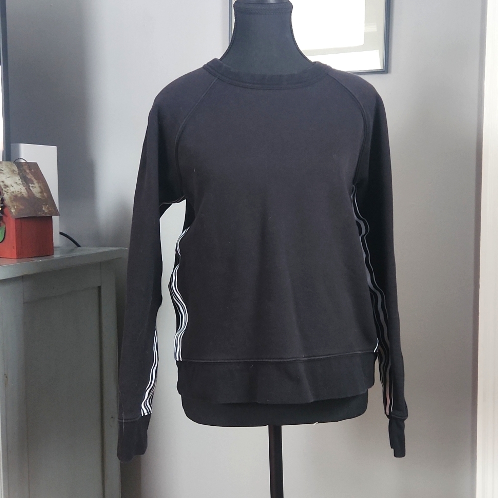 Athleta Women's 24/7 Striped Crew Sweatshirt